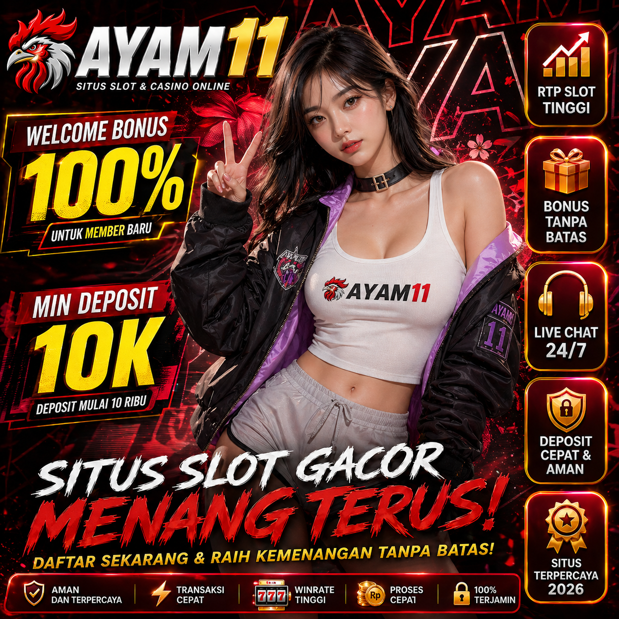 AYAM11 Slot Online Terbaru 2026 – Login Aman & Peluang Menang Tinggi by Hey siriusly